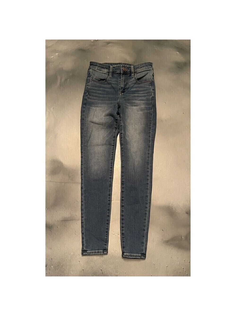 American Eagle Women’s Jeans Next Level Stretch High Rise Jegging Size 4 Regular - Picture 1 of 7